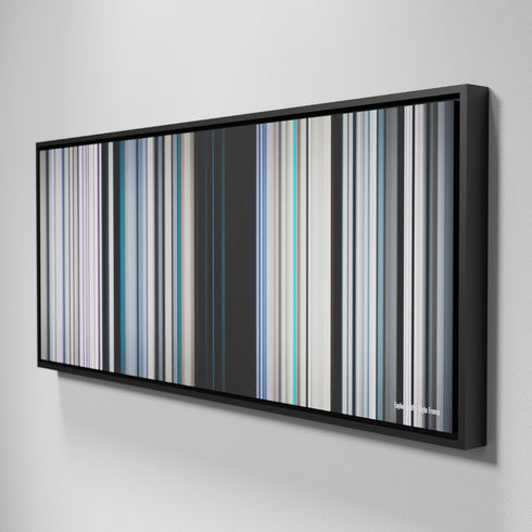 Side view of Framed Buff's of Taylor-Swift-Style Frome on the wall