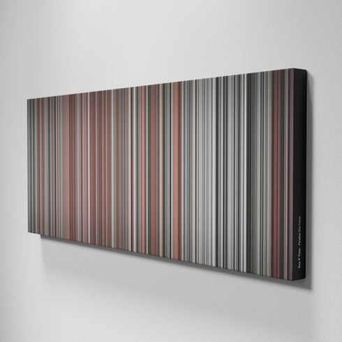 Side view of Buff's of Guns-N-Roses-Paradise-City Frome on the wall