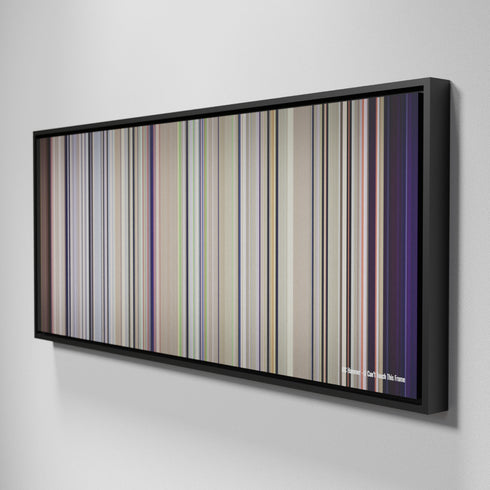 Side view of Framed Buff's of MC-Hammer-U-Cant-Touch-This Frome on the wall