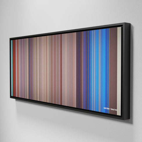 Side view of Framed Buff's of Justin-Bieber-Yummy Frome on the wall