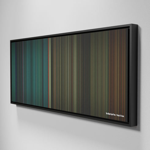 Side view of Framed Buff's of The-Black-Eyed-Peas-Pump-It Frome on the wall