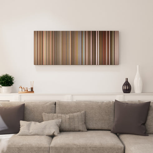 Living room interior with Charlie-Puth-Marvin-Gaye Frome on the wall