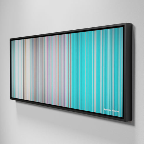 Side view of Framed Buff's of Meghan-Trainor-Me-Too Frome on the wall