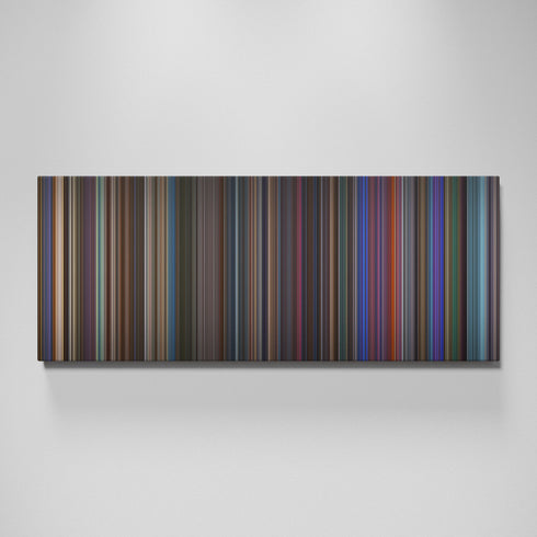 Elvis movie canvas wall art - color palette print