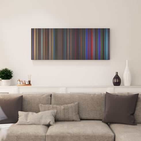 Elvis canvas print in living room - film wall decor