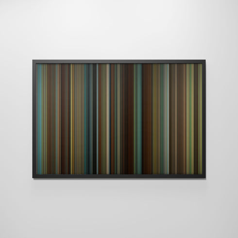 Front view of shutter.island Frome framed poster on the wall