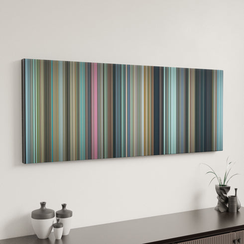 3 Idiots canvas art in modern interior - movie color palette