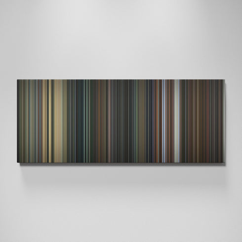 Everything Everywhere All at Once movie canvas wall art - color palette print