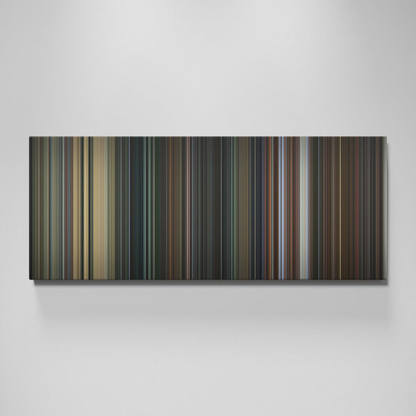Everything Everywhere All at Once movie canvas wall art - color palette print