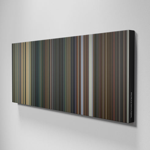 Side view of Buff's of everything.everywhere.all.at.once Frome on the wall