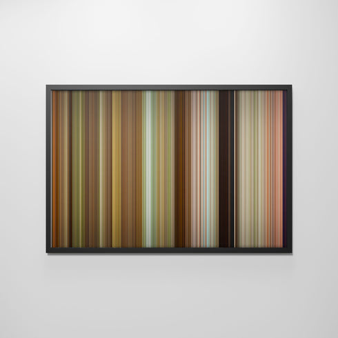 Front view of grown.ups Frome framed poster on the wall