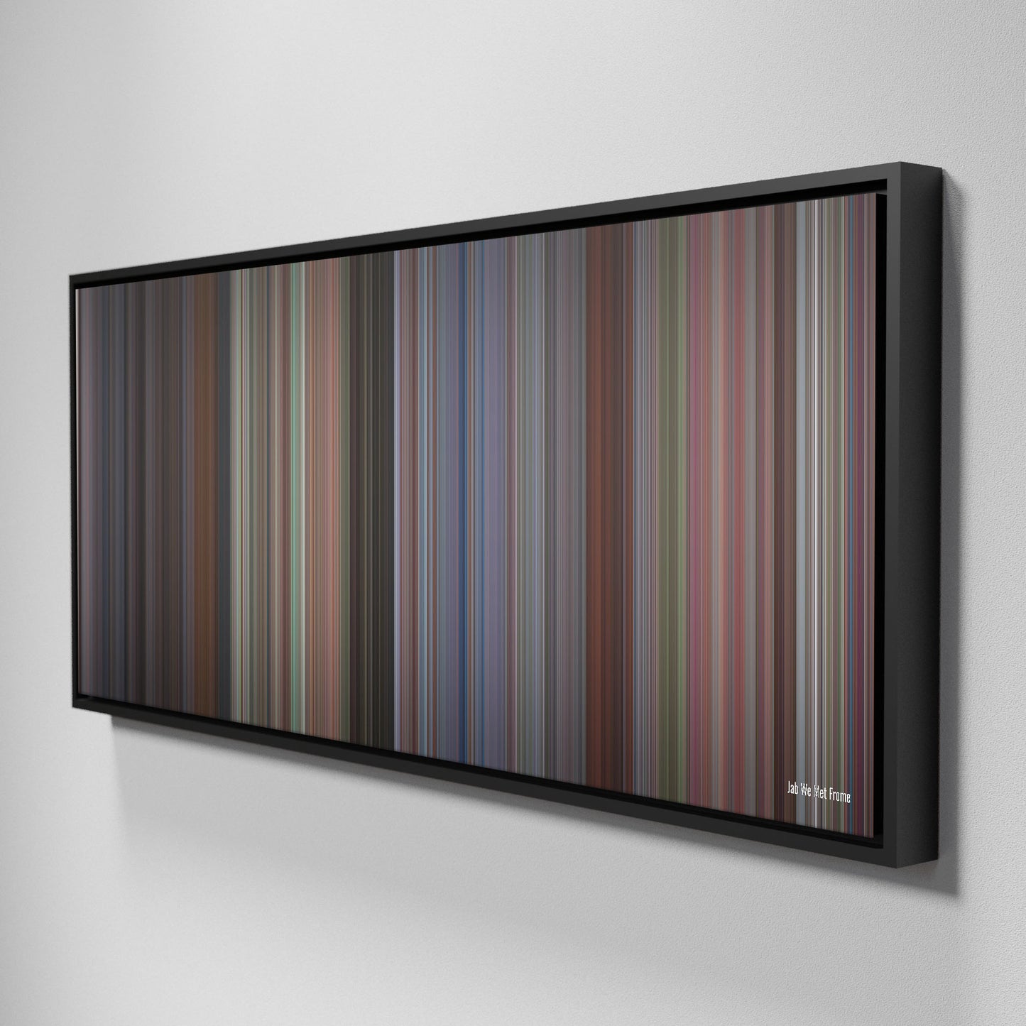 Side view of Framed Buff's of jab.we.met Frome on the wall