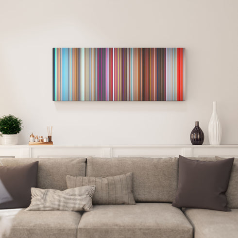 Minions canvas print in living room - film wall decor