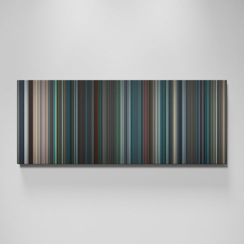 No Time To Die movie canvas wall art - color palette print