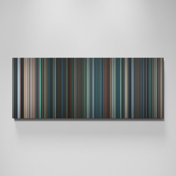 No Time To Die movie canvas wall art - color palette print