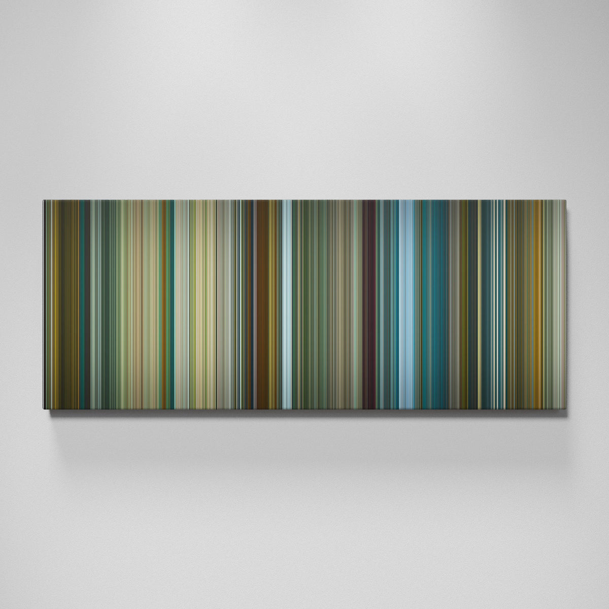 Pathaan movie canvas wall art - color palette print