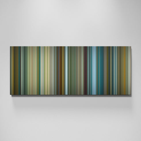 Pathaan movie canvas wall art - color palette print