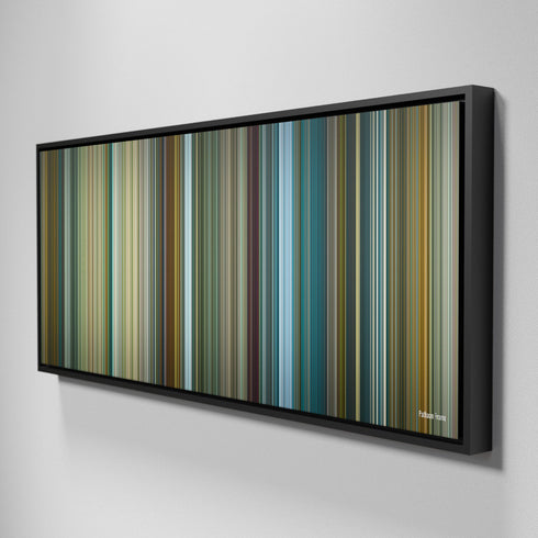 Side view of Framed Buff's of pathaan Frome on the wall