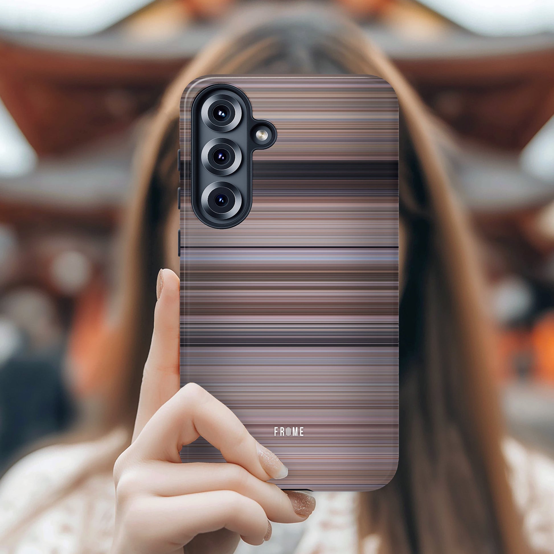 Glossy phone case for tremors