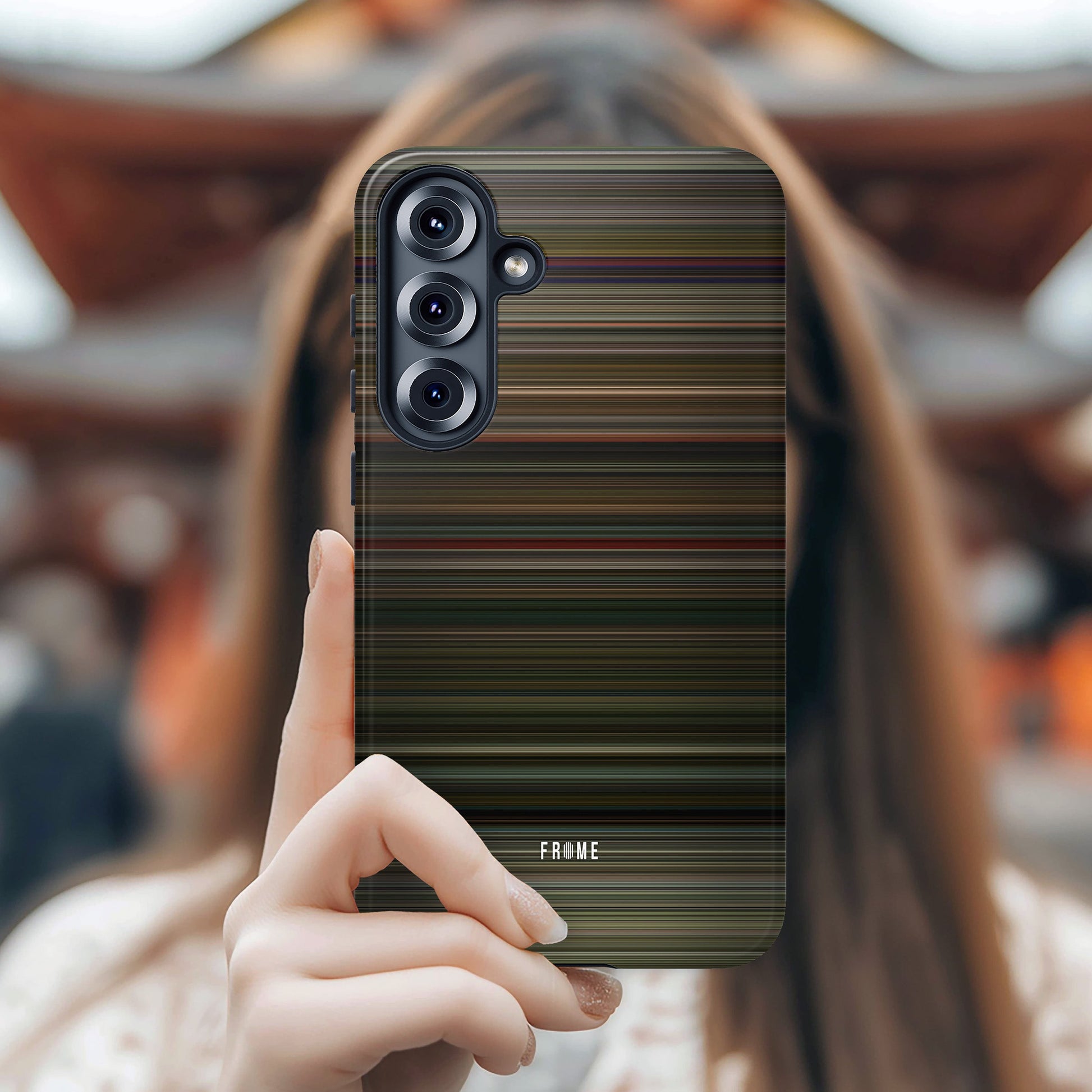 Glossy phone case for time lapse