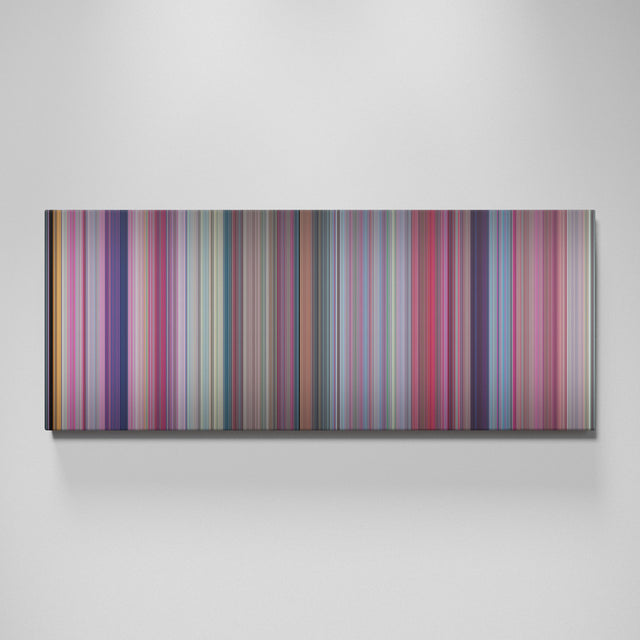 Barbie movie canvas wall art - color palette print