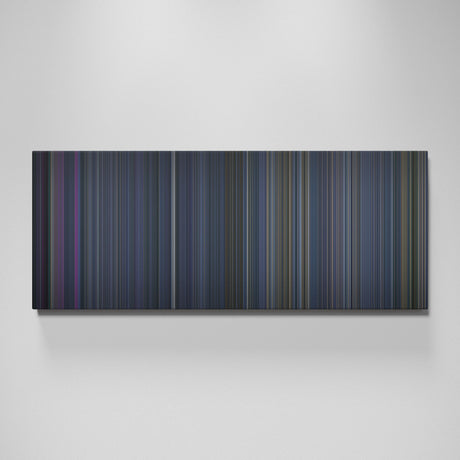 Bullet Train movie canvas wall art - color palette print