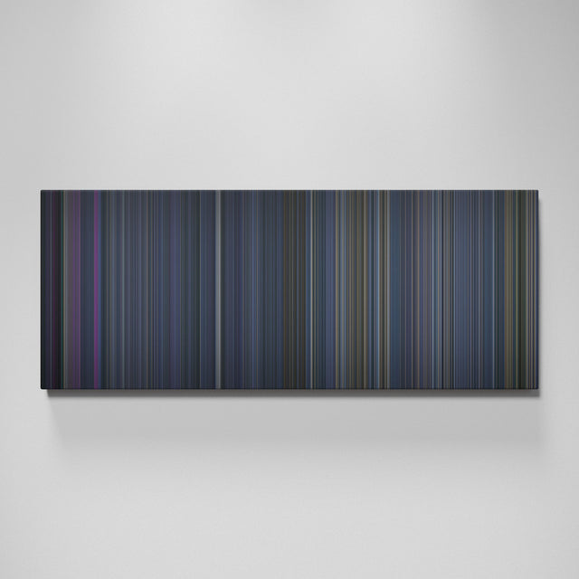 Bullet Train movie canvas wall art - color palette print
