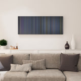 Bullet Train canvas print in living room - film wall decor