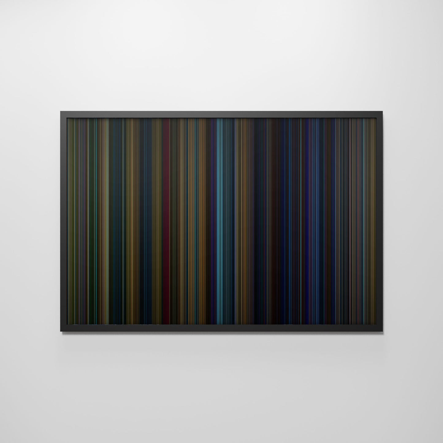 Front view of godzilla.vs.kong Frome framed poster on the wall