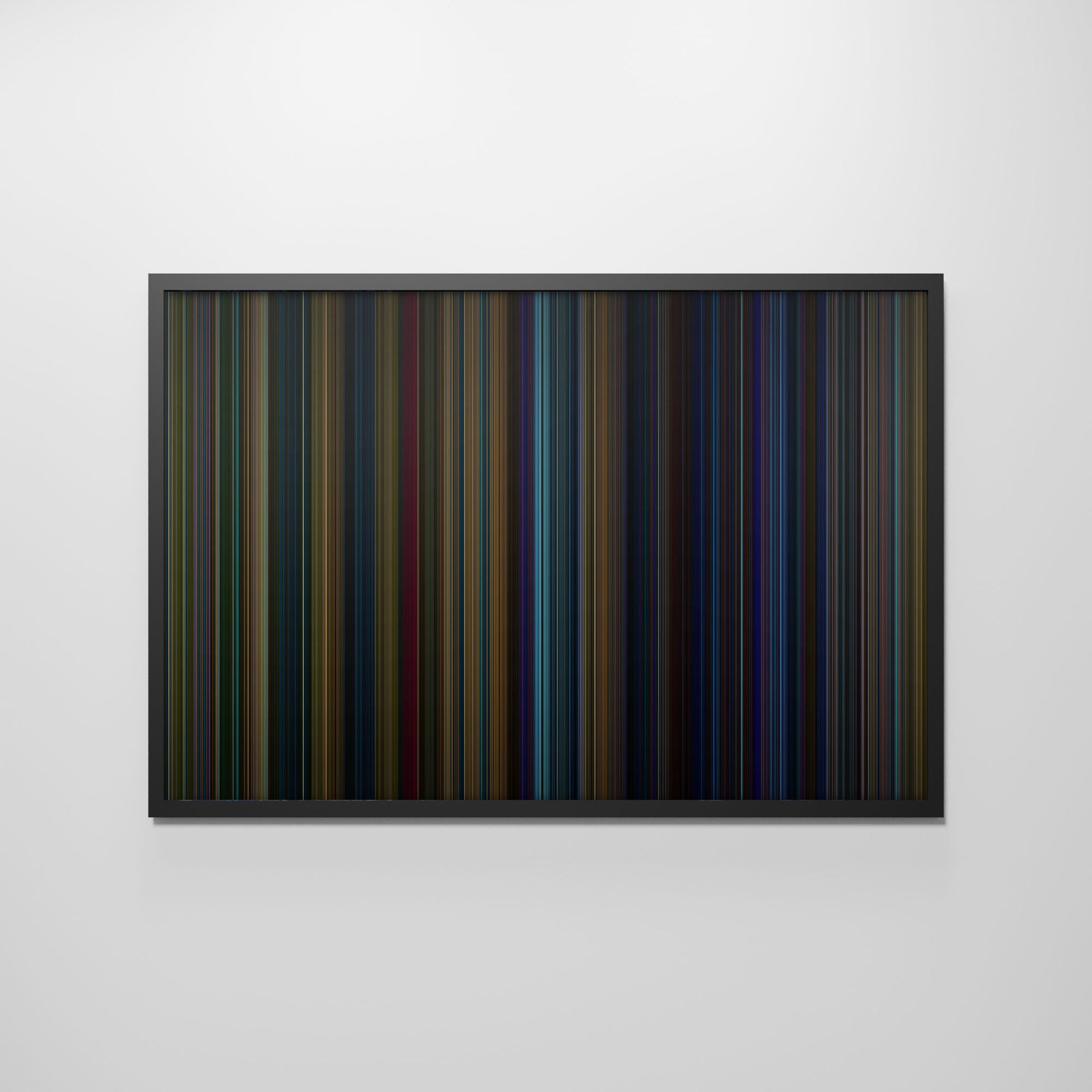 Front view of godzilla.vs.kong Frome framed poster on the wall