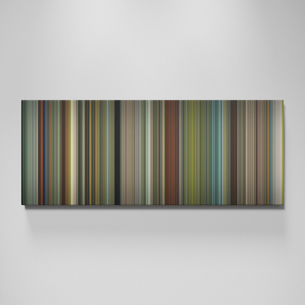 Hunt for the Wilderpeople movie canvas wall art - color palette print