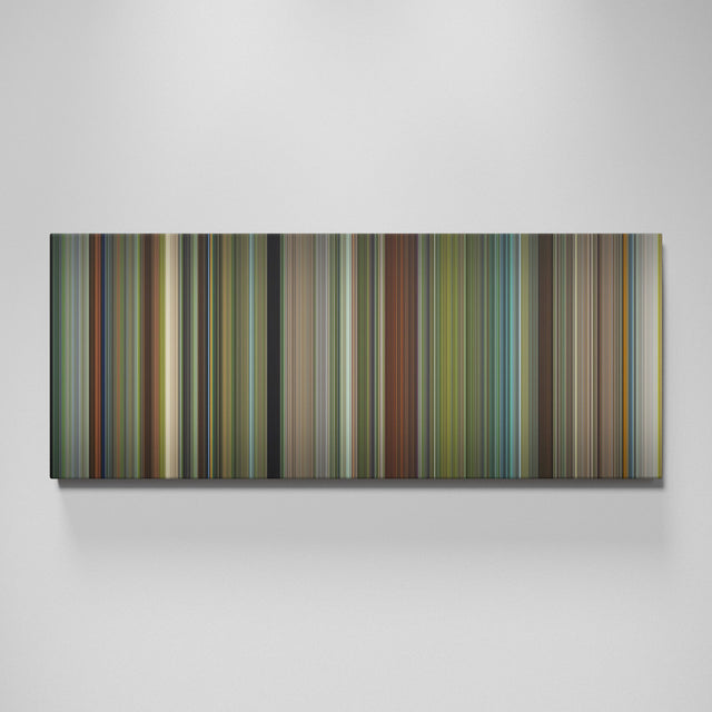 Hunt for the Wilderpeople movie canvas wall art - color palette print