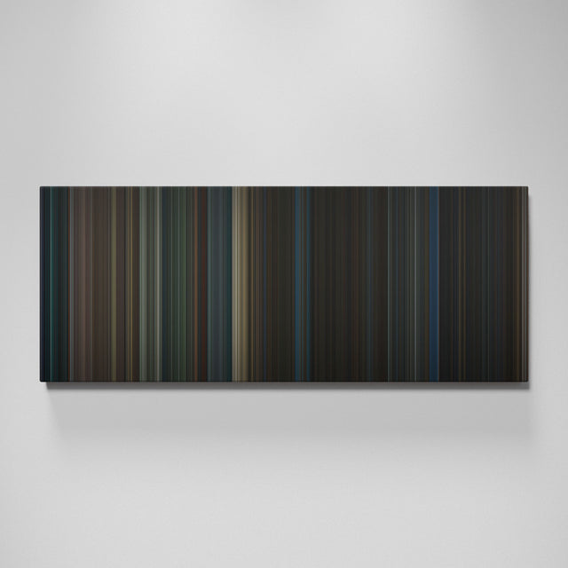 Jurassic World: Fallen Kingdom movie canvas wall art - color palette print