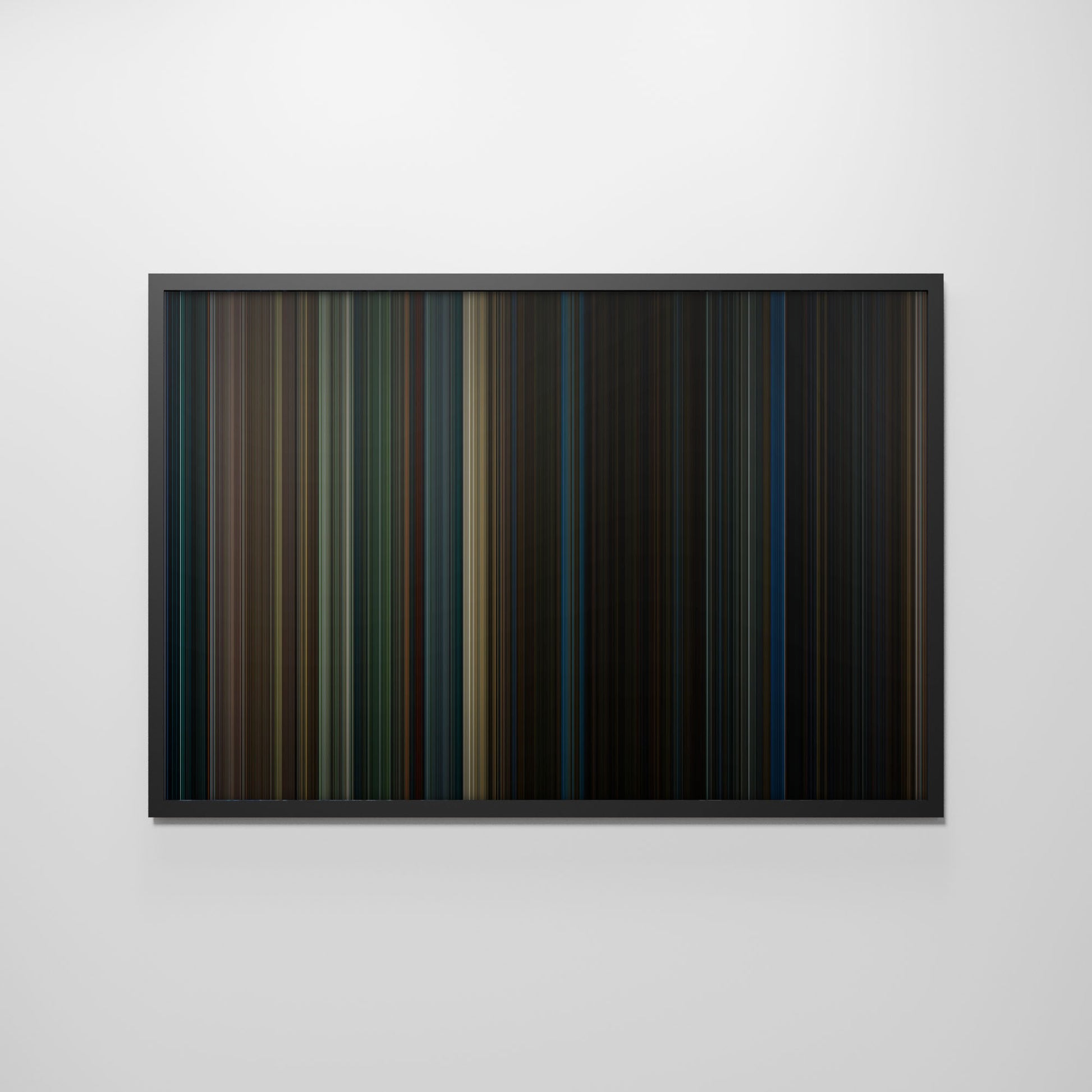 Front view of jurassic.world.fallen.kingdom Frome framed poster on the wall