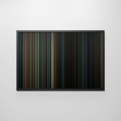 Front view of jurassic.world.fallen.kingdom Frome framed poster on the wall