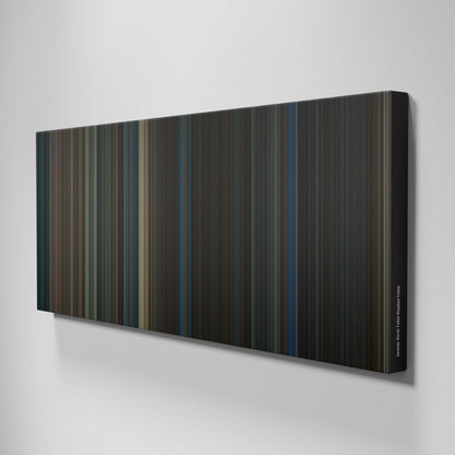 Side view of Buff's of jurassic.world.fallen.kingdom Frome on the wall