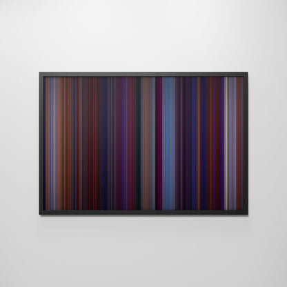 Front view of miraculous.ladybug.and.cat.noir Frome framed poster on the wall