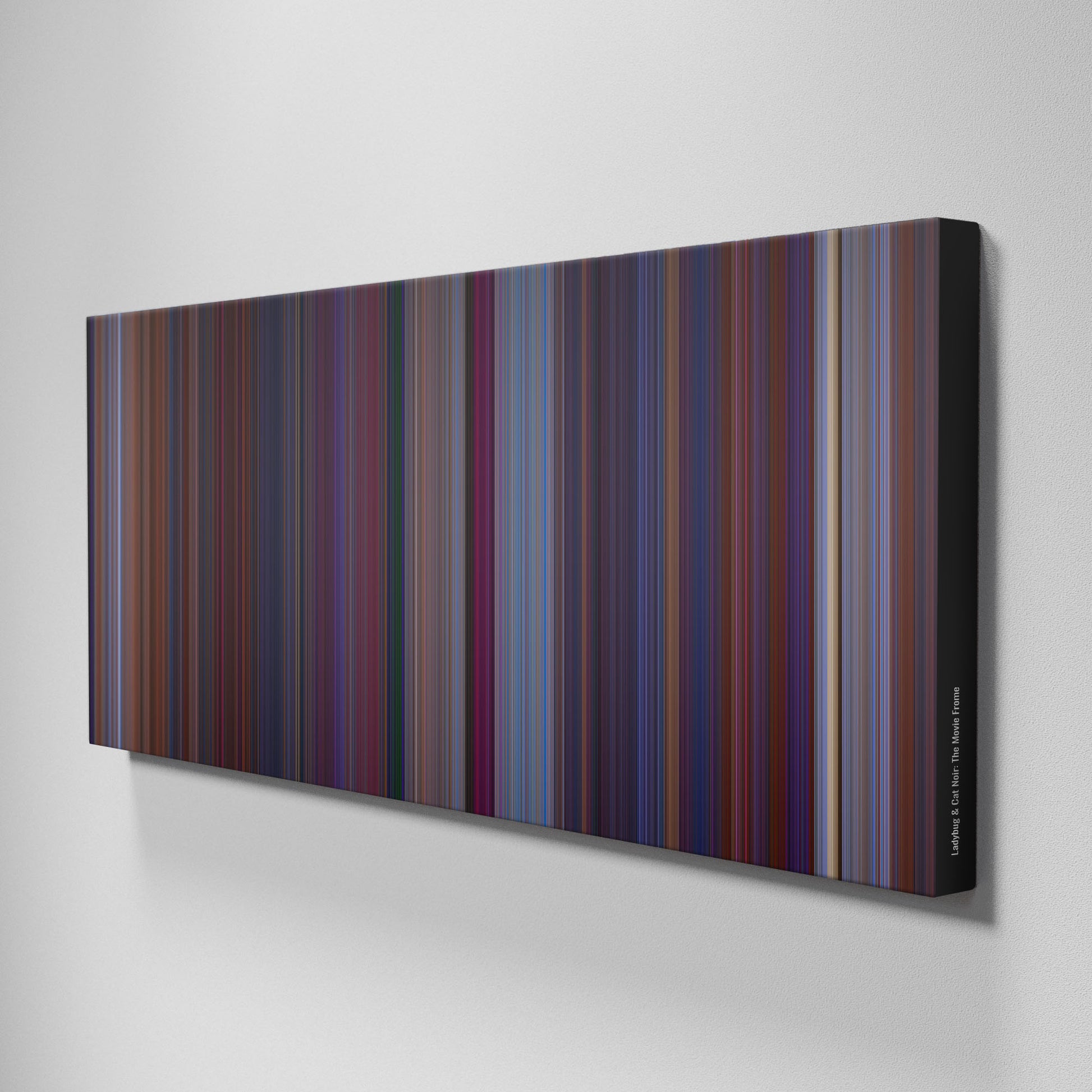 Side view of Buff's of miraculous.ladybug.and.cat.noir Frome on the wall