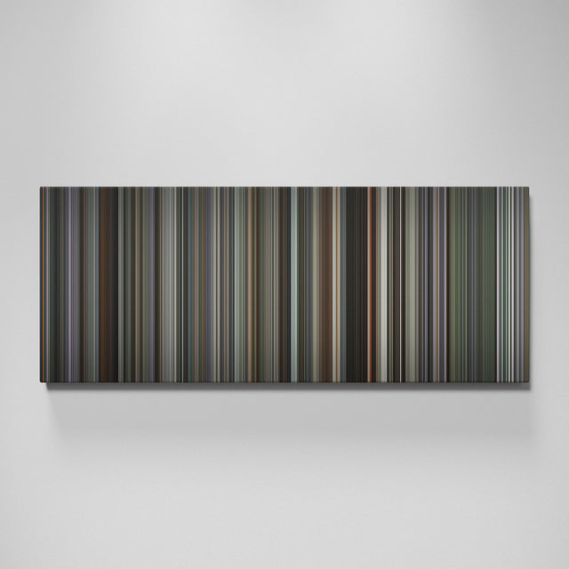 Oppenheimer movie canvas wall art - color palette print