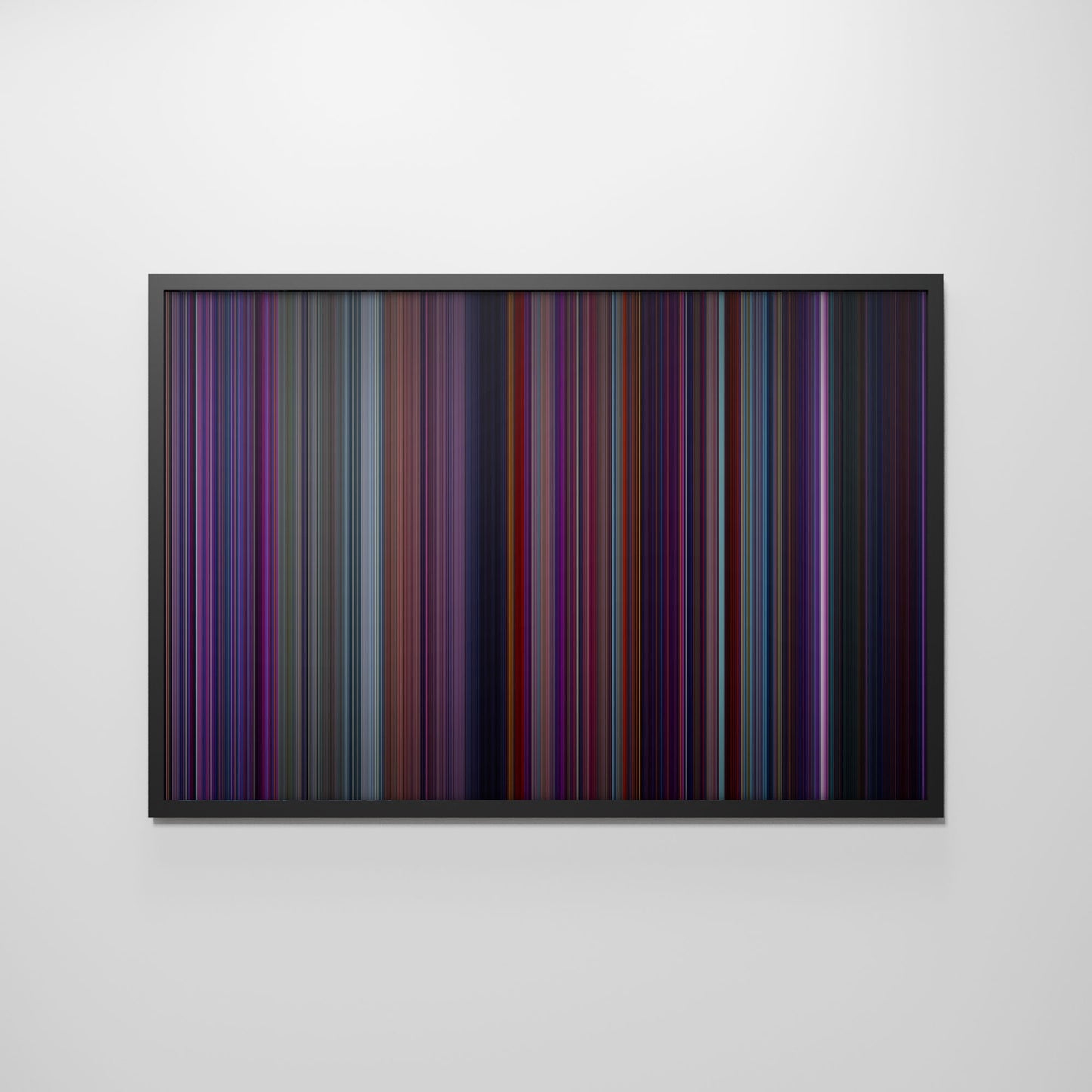 Front view of spider-man.across.the.spider-verse Frome framed poster on the wall