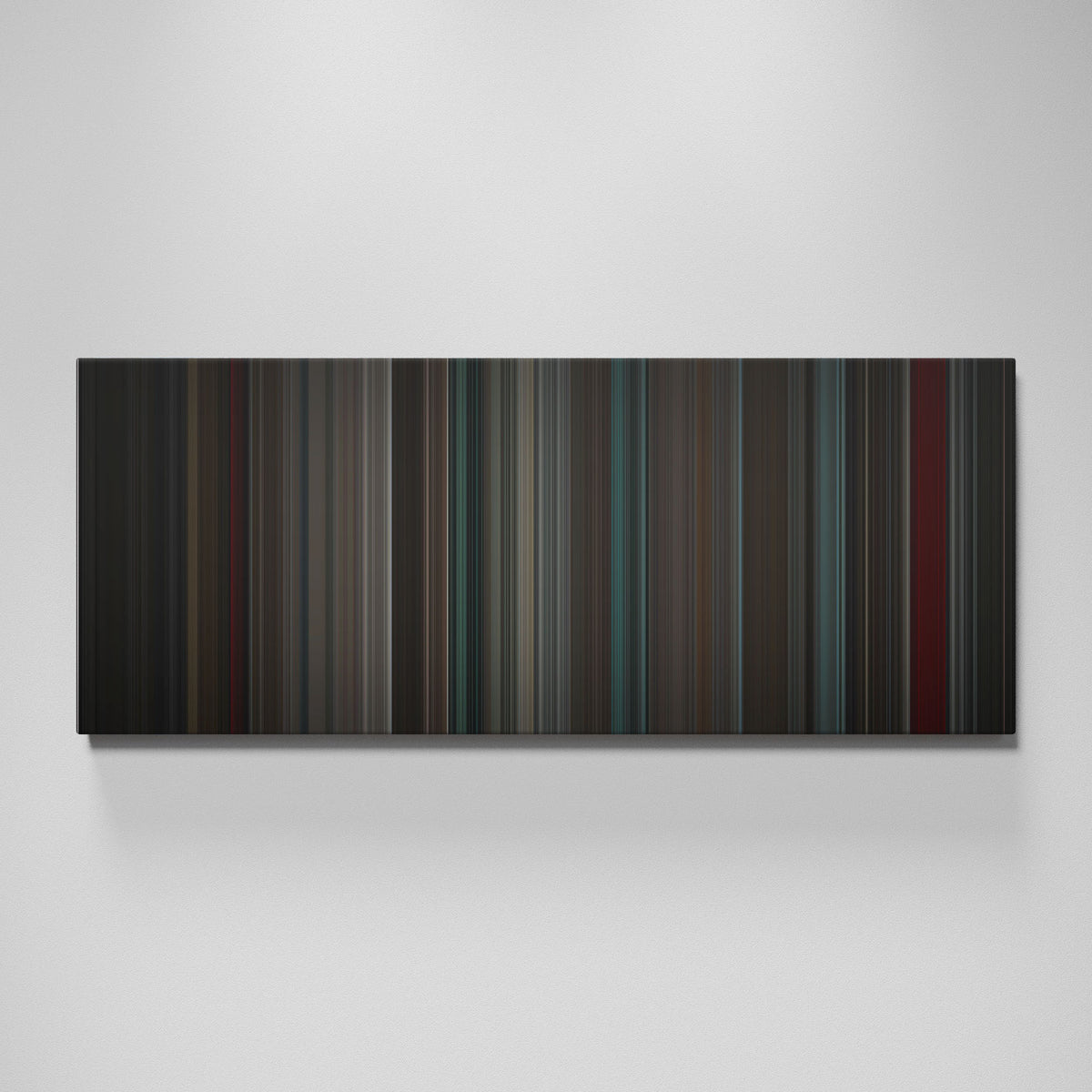 Stranger Things: Chapter Four: The Body movie canvas wall art - color palette print