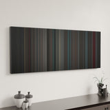 Stranger Things: Chapter Four: The Body canvas art in modern interior - movie color palette