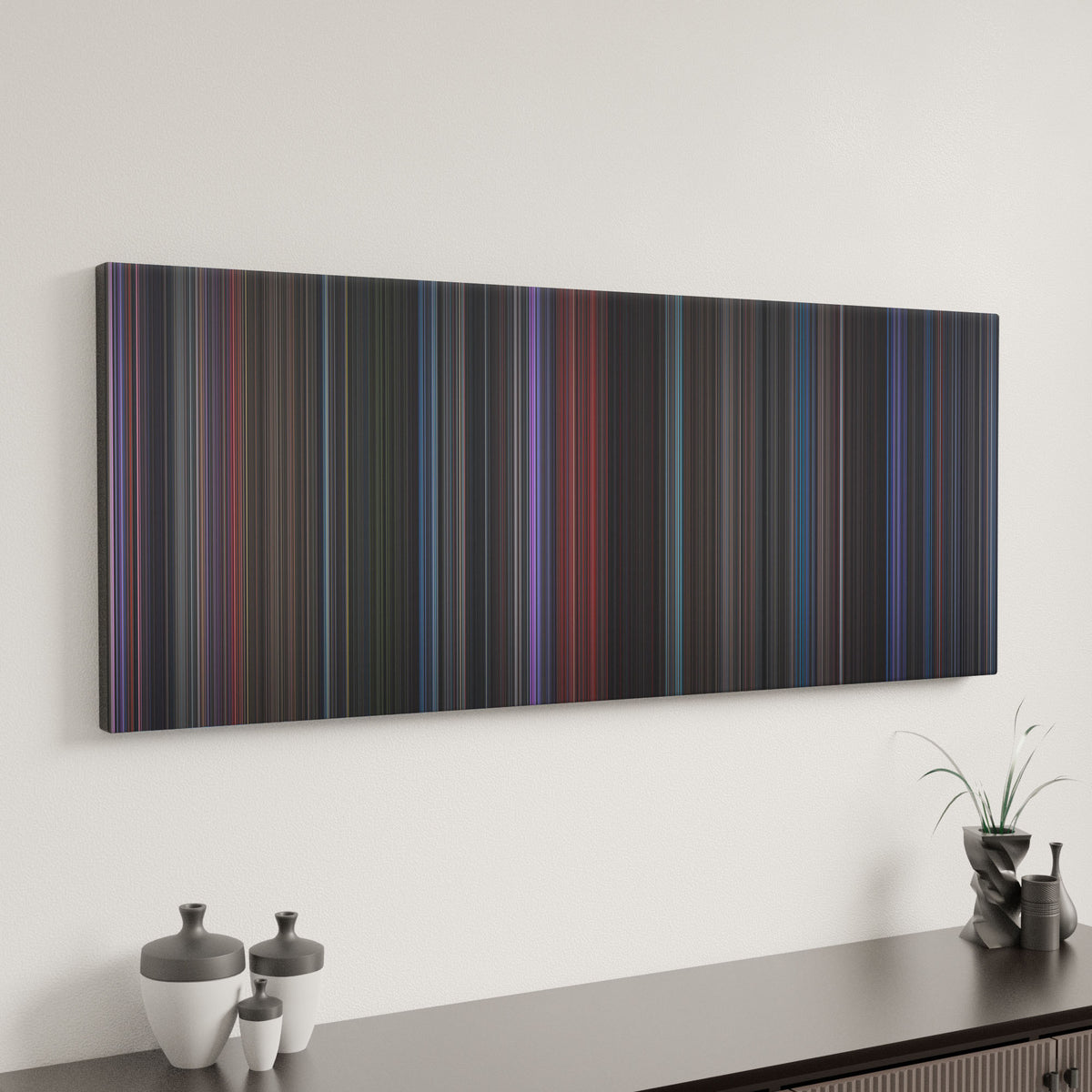 Taylor Swift: The Eras Tour canvas art in modern interior - movie color palette