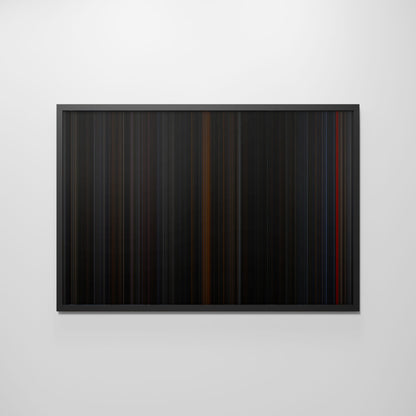 Front view of the batman Frome framed poster on the wall