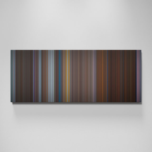 18½ movie canvas wall art - color palette print
