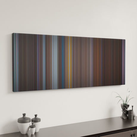 18½ canvas art in modern interior - movie color palette
