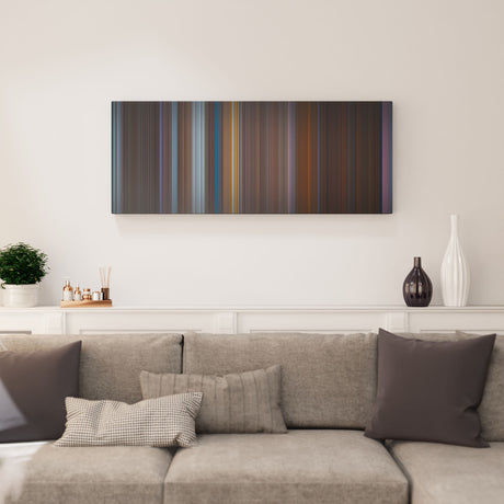 18½ canvas print in living room - film wall decor
