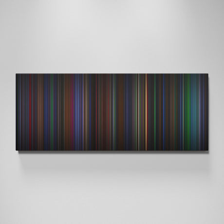 Batman Forever movie canvas wall art - color palette print
