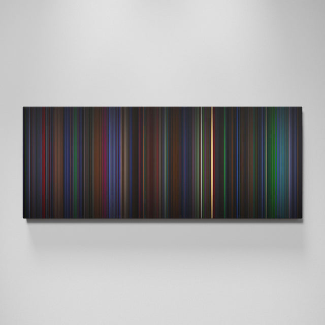 Batman Forever movie canvas wall art - color palette print