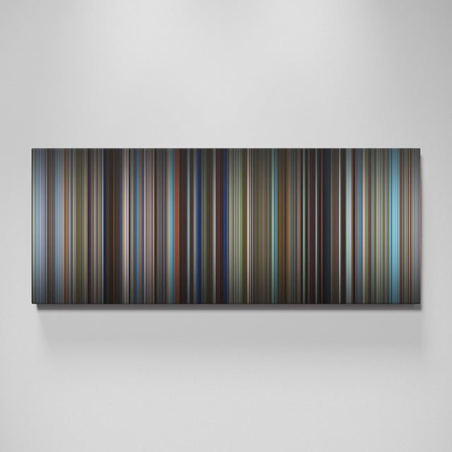 The Blue Lagoon movie canvas wall art - color palette print